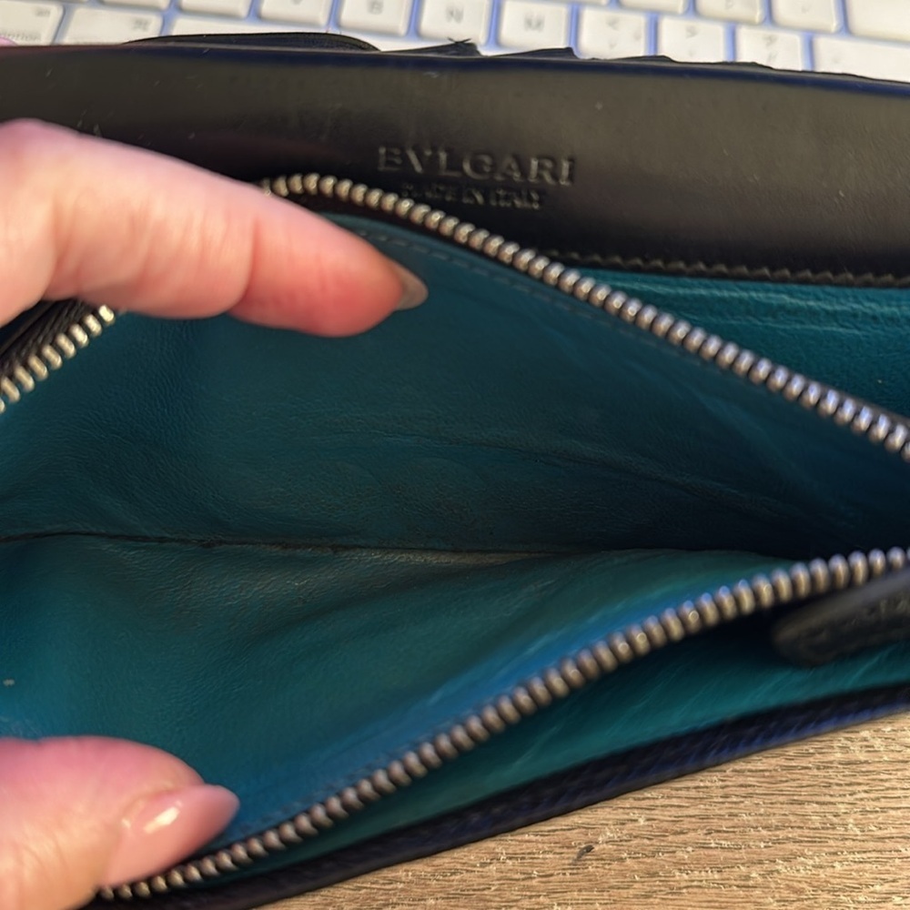 BVLGARI black wallet - Picture 8 of 9